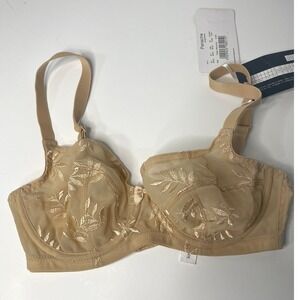 Panache Beige Embroidered Bra